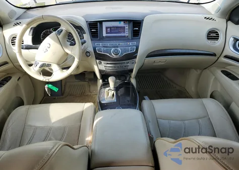 2013 Infiniti Jx35 z USA, uszkodzony, nr VIN 5N1AL0MMXDC347957